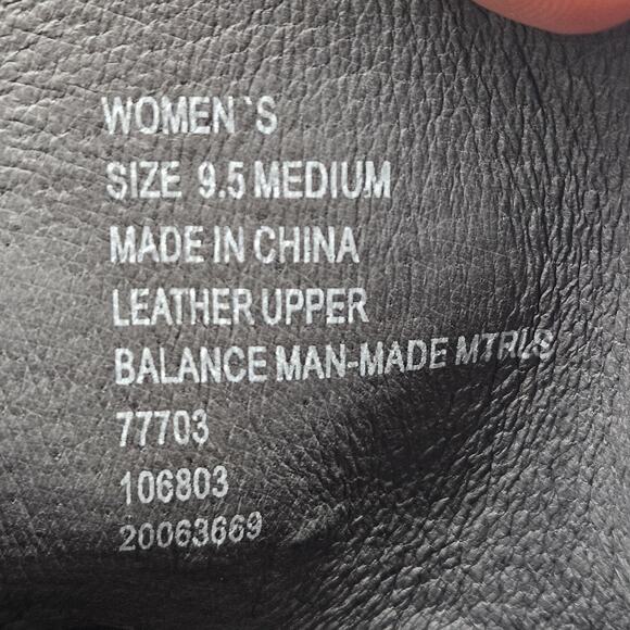 Duluth Trading Co Andina Womens Sz 9.5 Black Leather Chukka Ankle Boots NWT - Picture 10 of 10